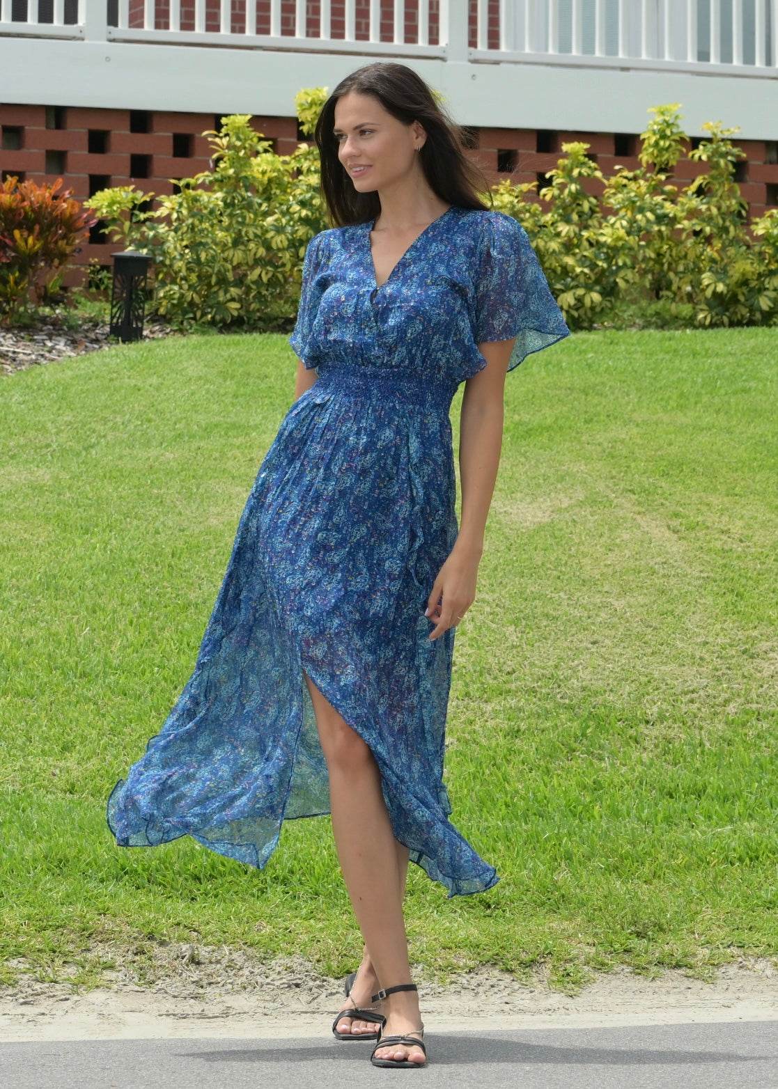 ALYA DRESS BLUE