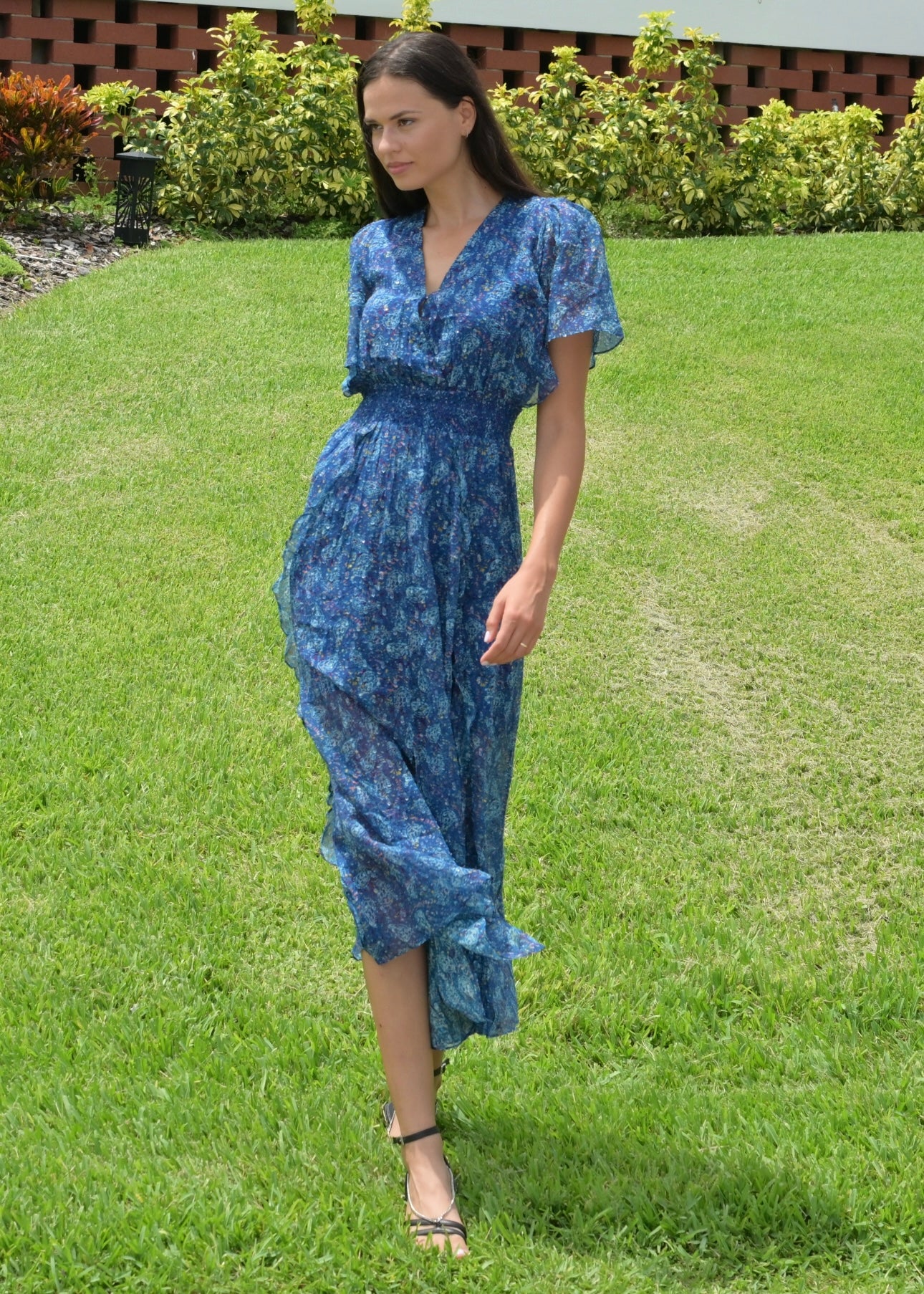 ALYA DRESS BLUE