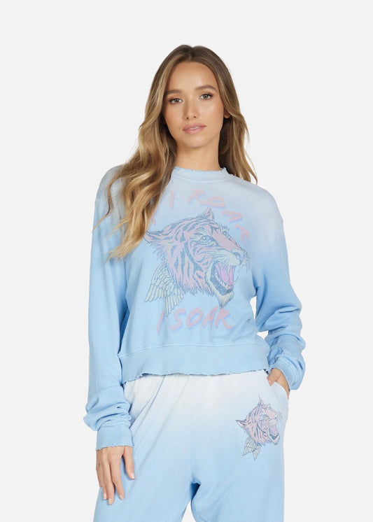 Ibomb Ice Blue Tiger Sweater