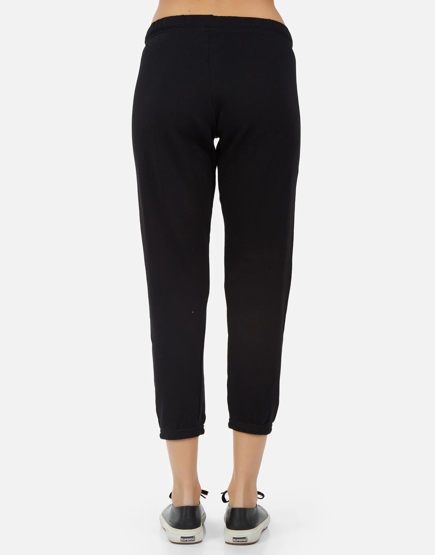 NATE CROPPED SWEATPANTS BLACK