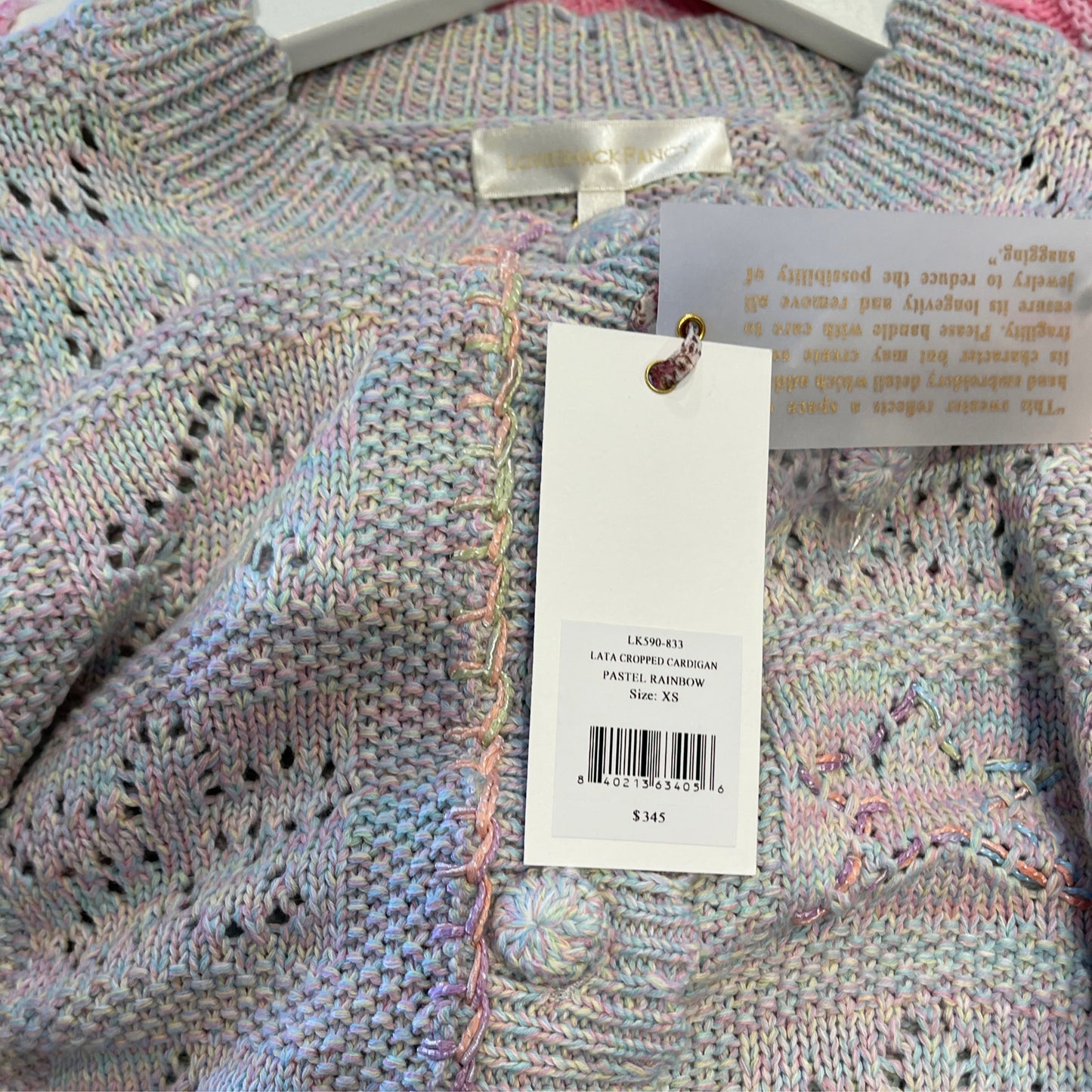 LATA CROPPED CARDIGAN PASTEL