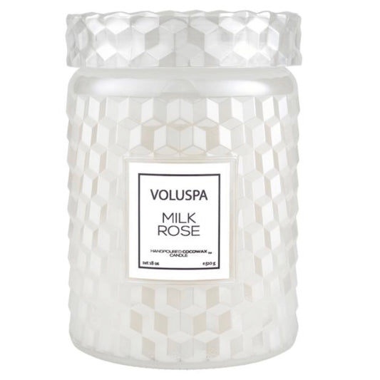 MILK ROSE LARGE GLASS