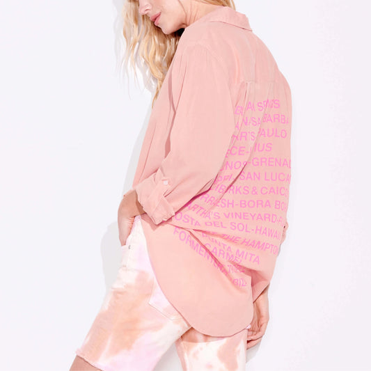 DESTINATIONS OVERSIZE SHIRT
