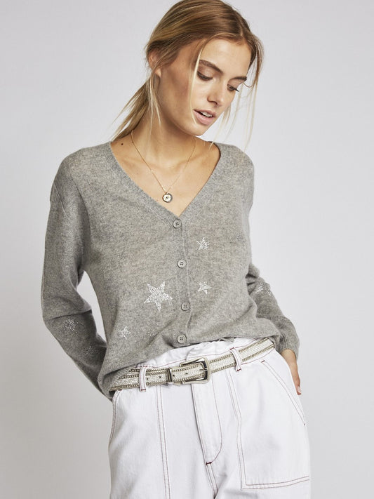 GOLDEN CARDIGAN GREY Berenice