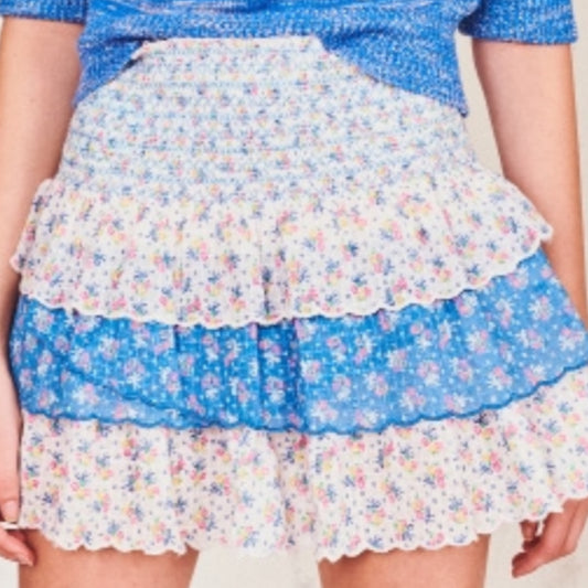 DAFFODIL SKIRT VISTA BLUE