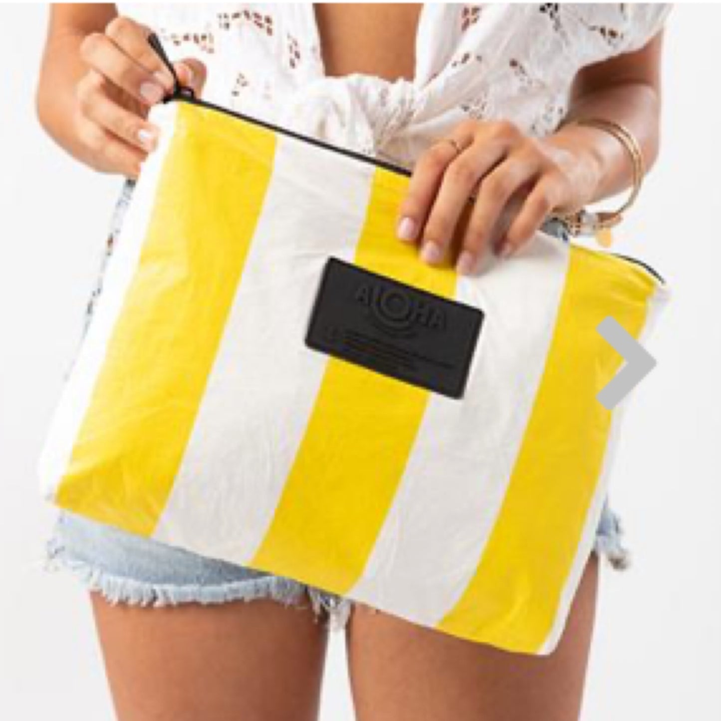 ALOHASMALL/SMA13424/UX/CANARYSTRIPE/VERTICAL