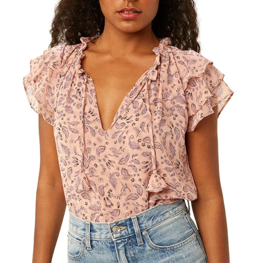MARIA BLUSH TOP