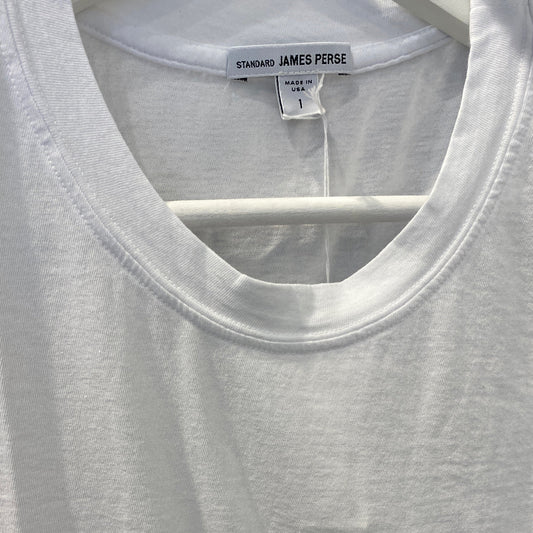 WLJ3114White vintage little boy tee james perse