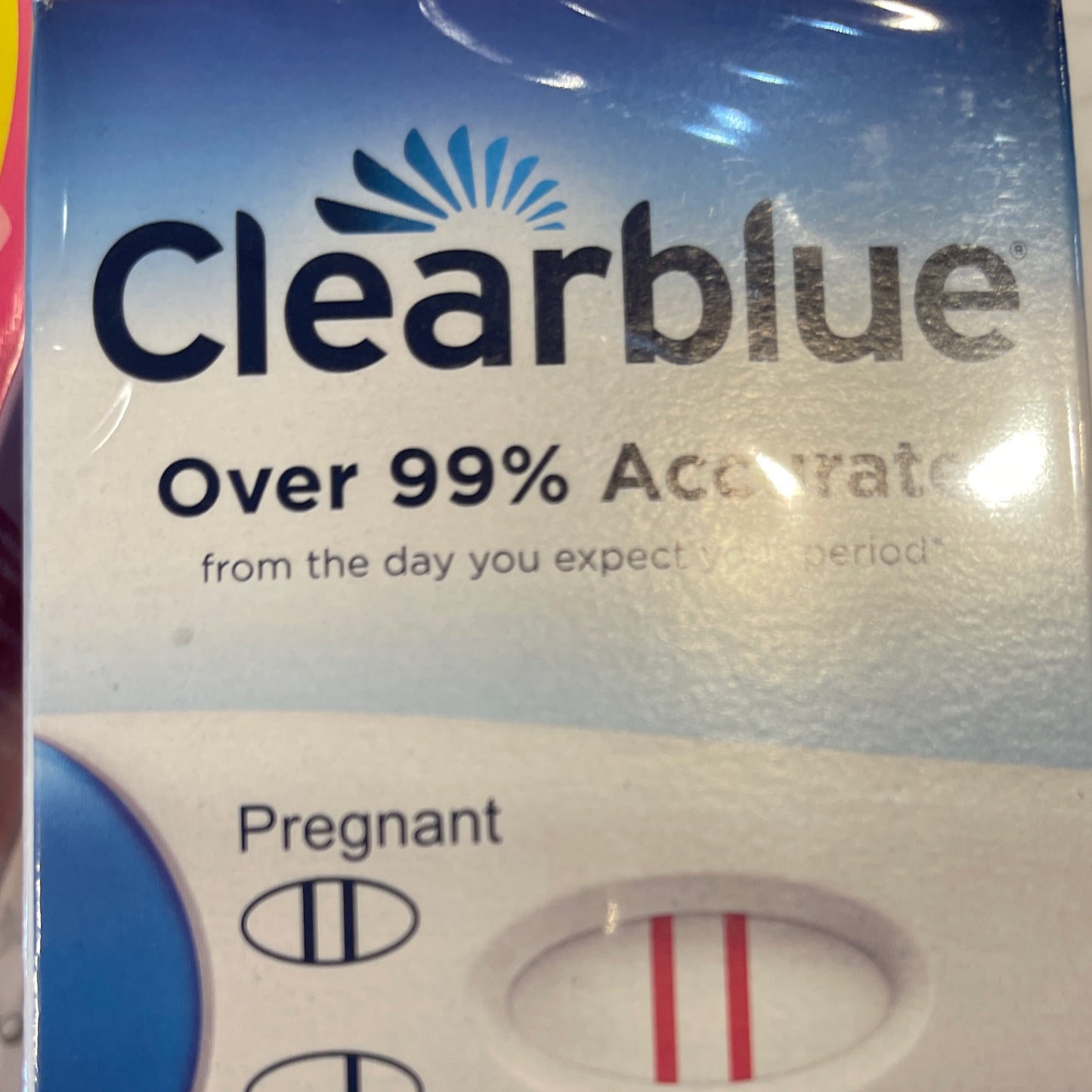 CLEAR BLUE PREGNANCY TEST