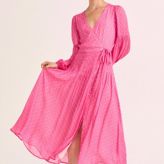 BEVELYN DRESS CHERRY