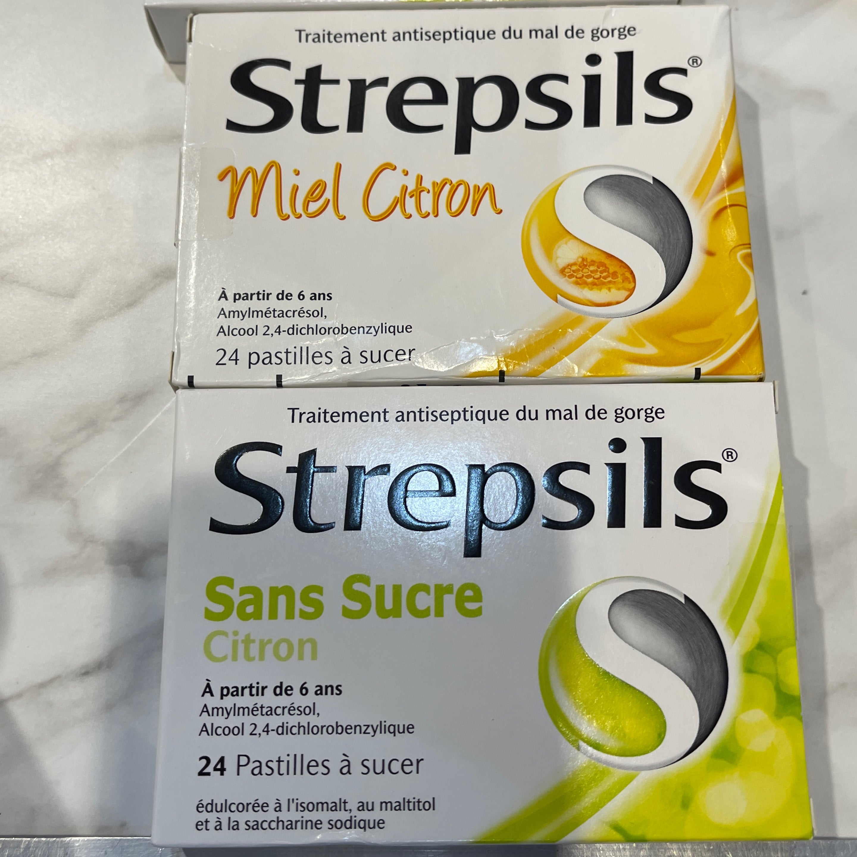 Strepsils miel citron 24 pastilles