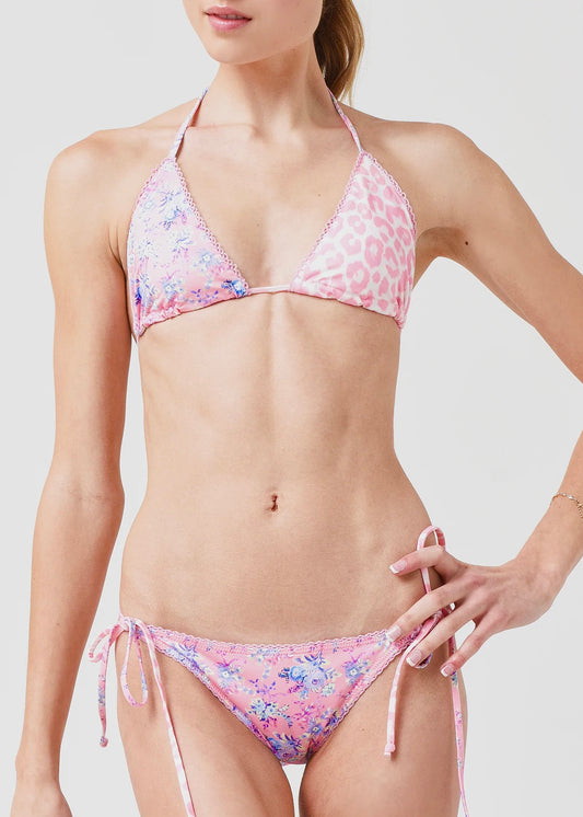 HARBOR BIKINI CORAL REEF PINK