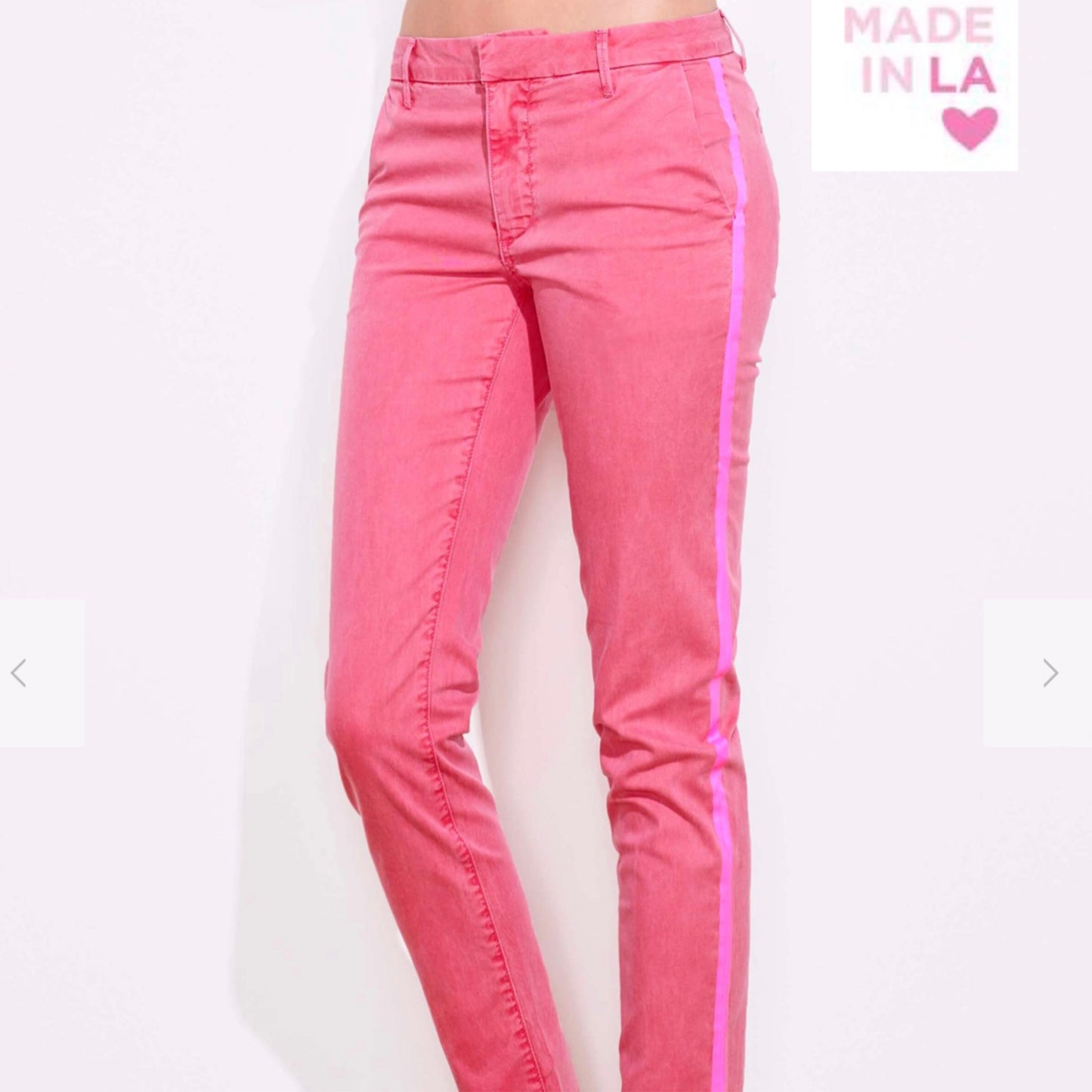 ROLLUP TROUSER PINK