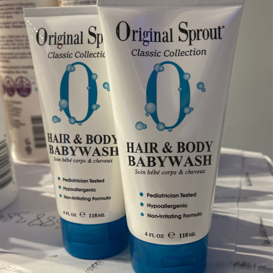 Original Sprout 4 oz Haïr and body wash