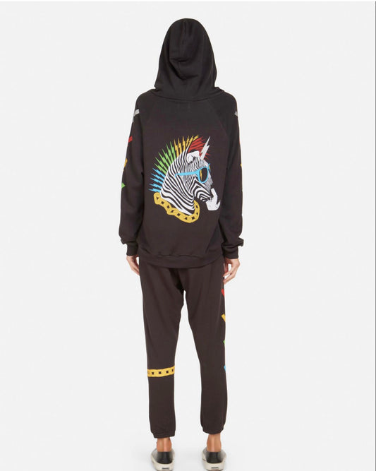 THEODORA LIGHTNING ZEBRA SWEATSHIRT