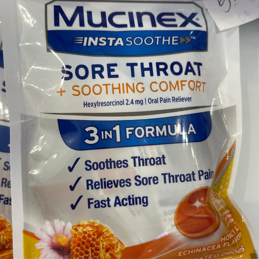 MUCINEX SORE THROAT