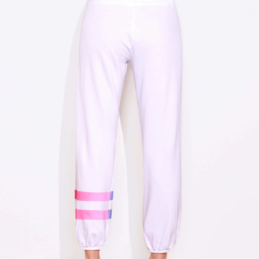 OMBRE SWEATPANTS WHITE