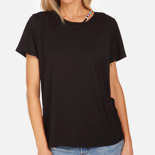 HALL SHORT SLEEVE TEE BLACK